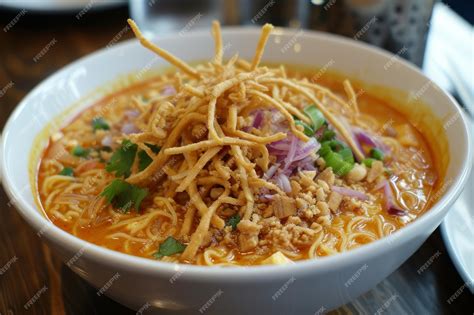  Khao Soi: Un piatto speziato e cremoso che fonde sapori agrodolci in un abbraccio indimenticabile!